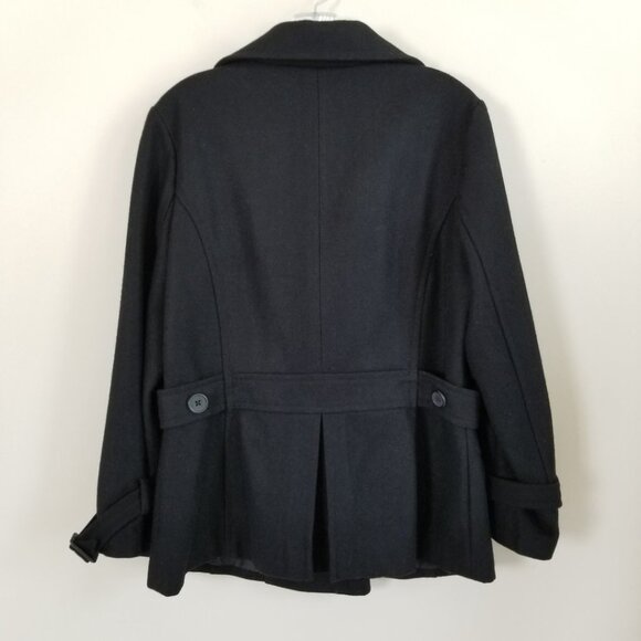 Guide Gear Wool Blend Peacoat Coat Size Medium Black - Picture 3 of 6